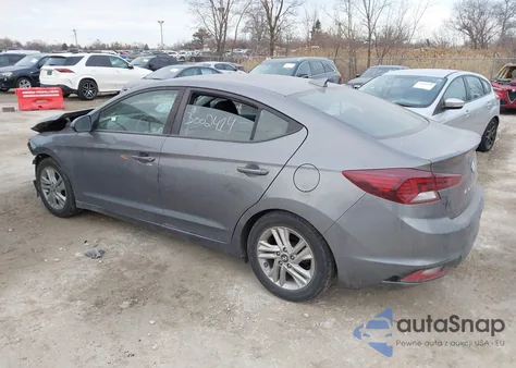2019 Hyundai Elantra Sel z USA, uszkodzony, nr VIN 5NPD84LF0KH427363